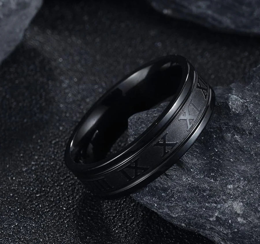 Roman numeral ring