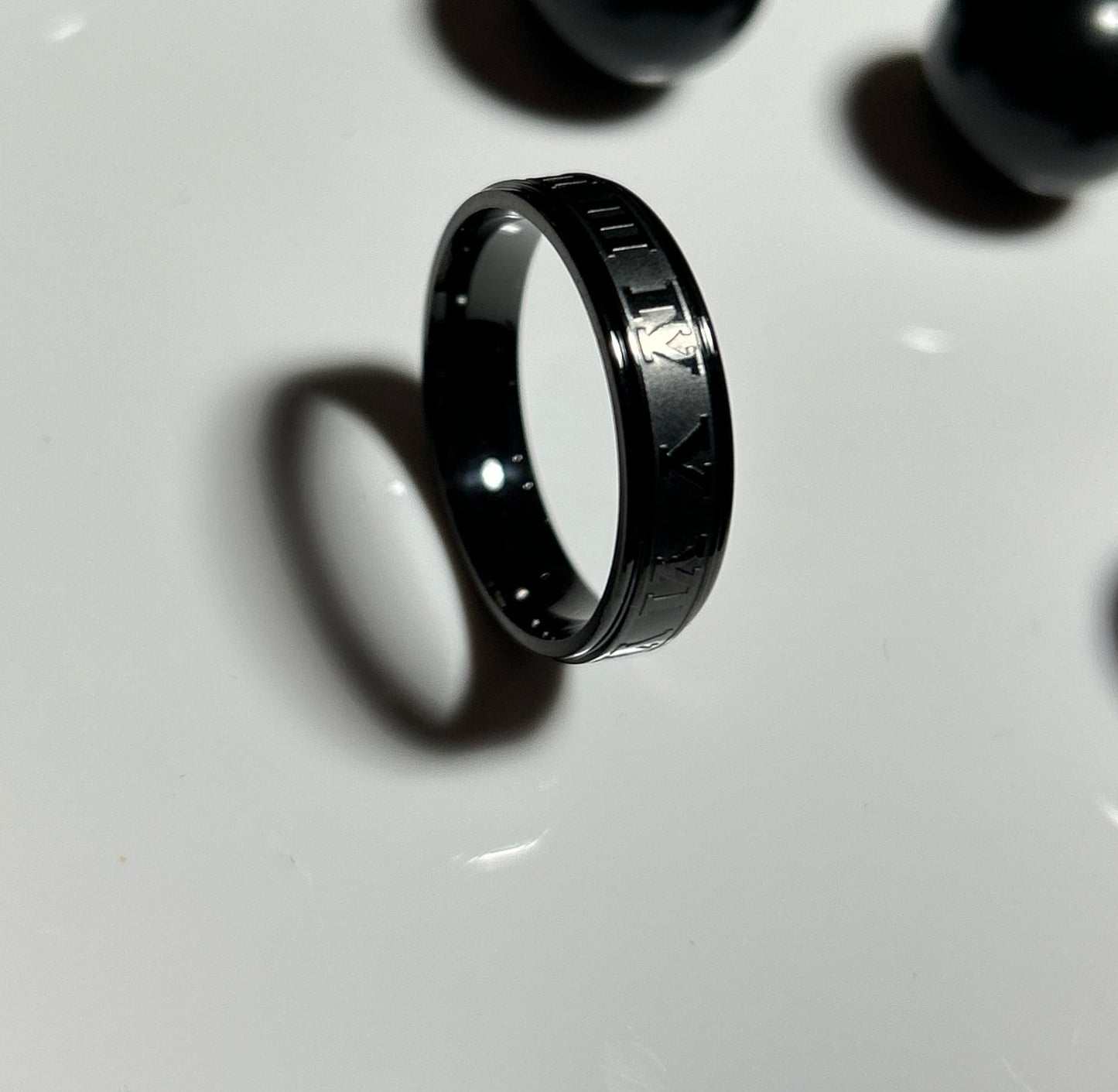 Roman numeral ring