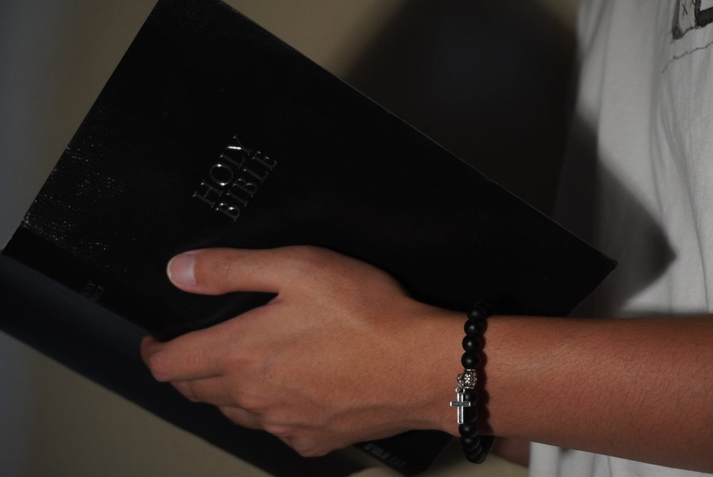 Silver Cross bracelet