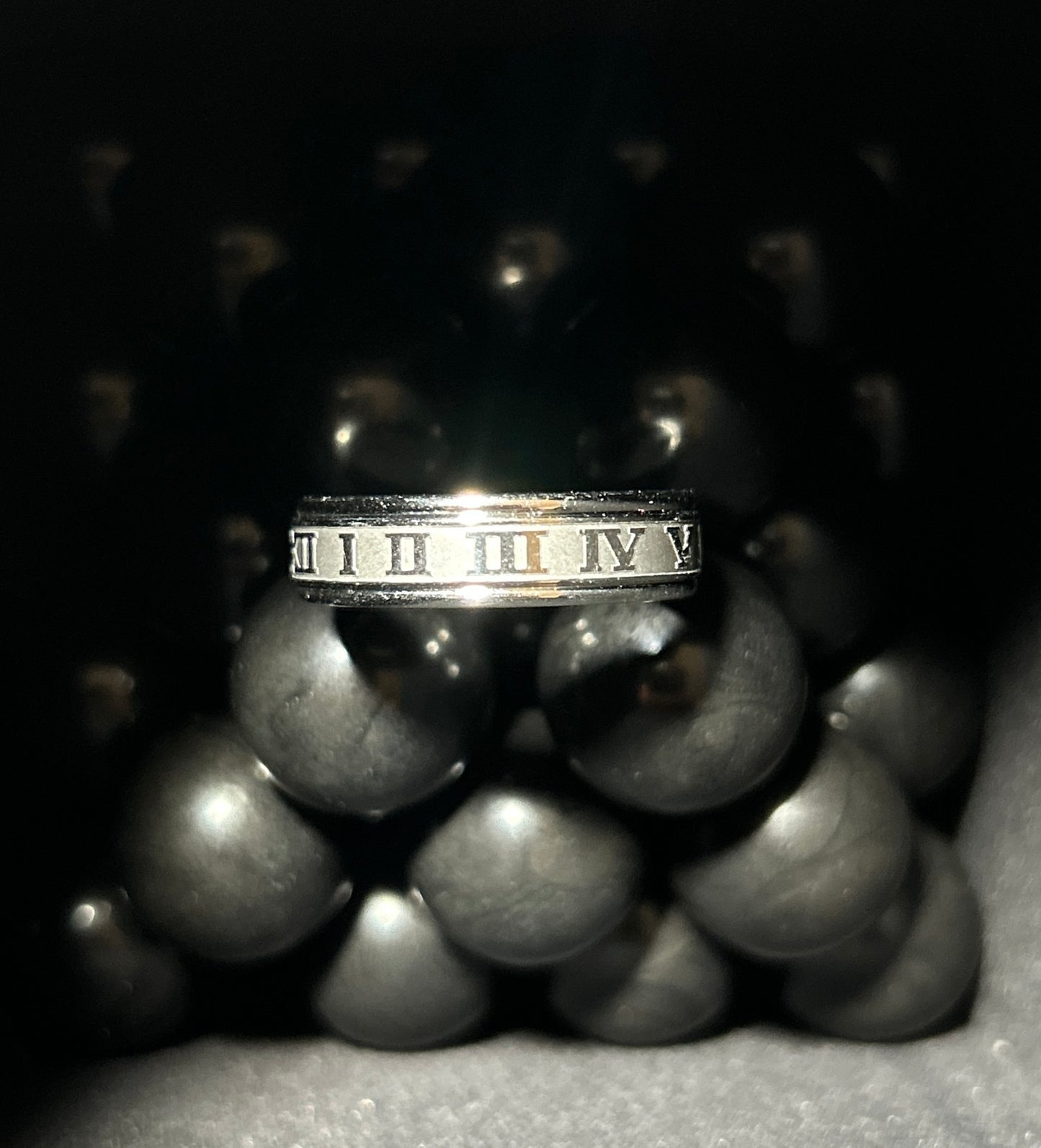 Roman numeral ring