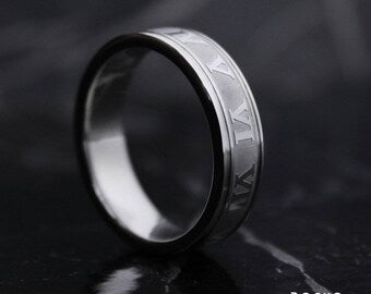 Roman numeral ring